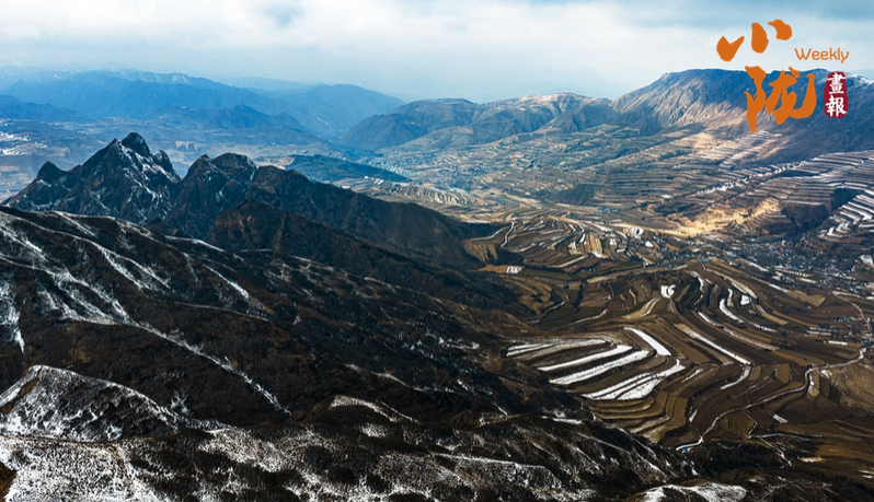 【小陇画报·475期】铁笼山丹霞：一场春雪，亿万年的守望