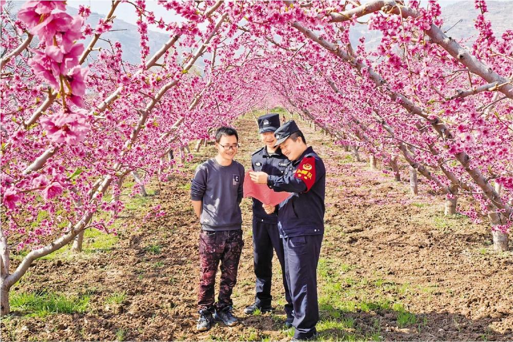 桃林深处送平安