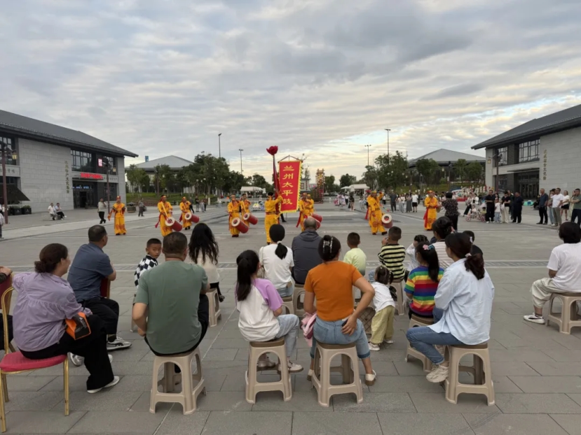 国家级非遗代表性项目兰州太平鼓亮相武威