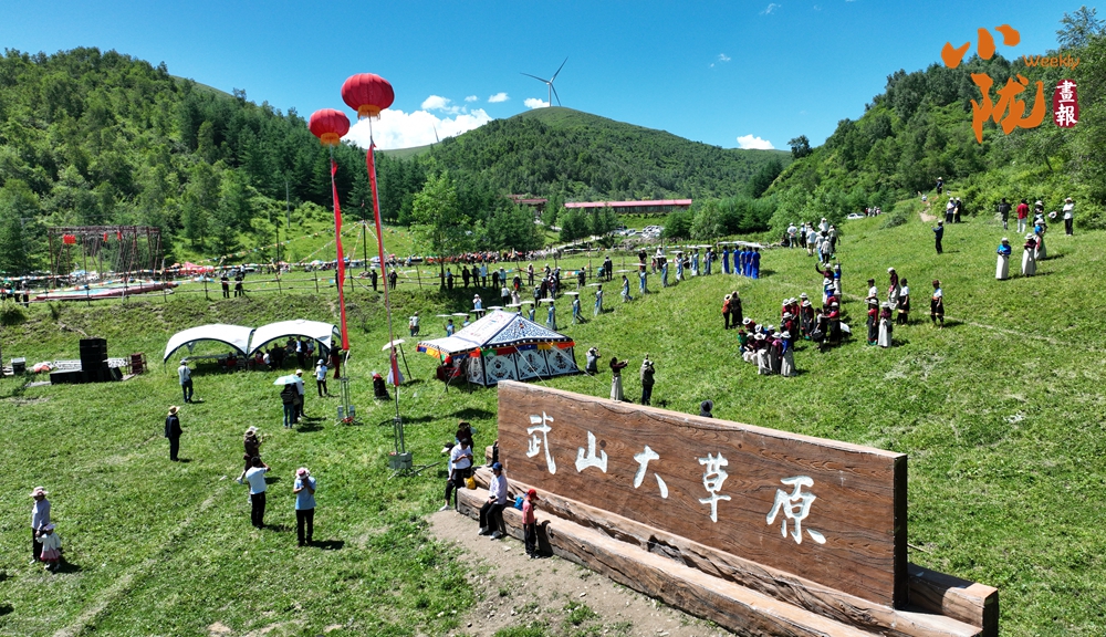武山草川大草原 陇中黄土地上的青绿牧场
