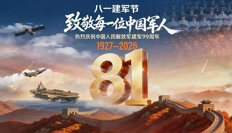八一建军节：致敬每一位中国军人