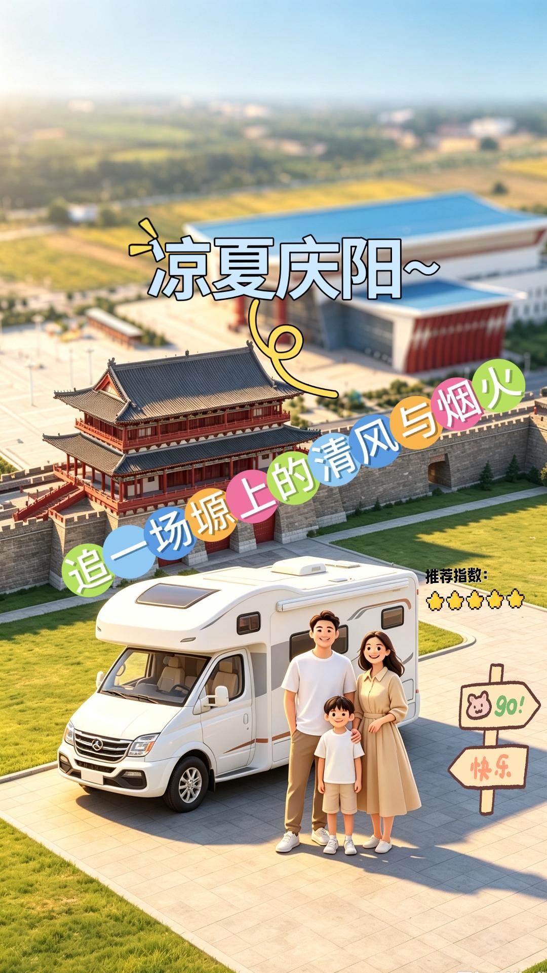 【AI文旅宣传短片】凉夏庆阳｜追一场塬上的清风与烟火