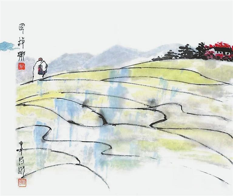 一本诗画合集的美丽之作