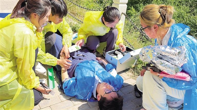石佛沟国家森林公园开展防汛应急演练