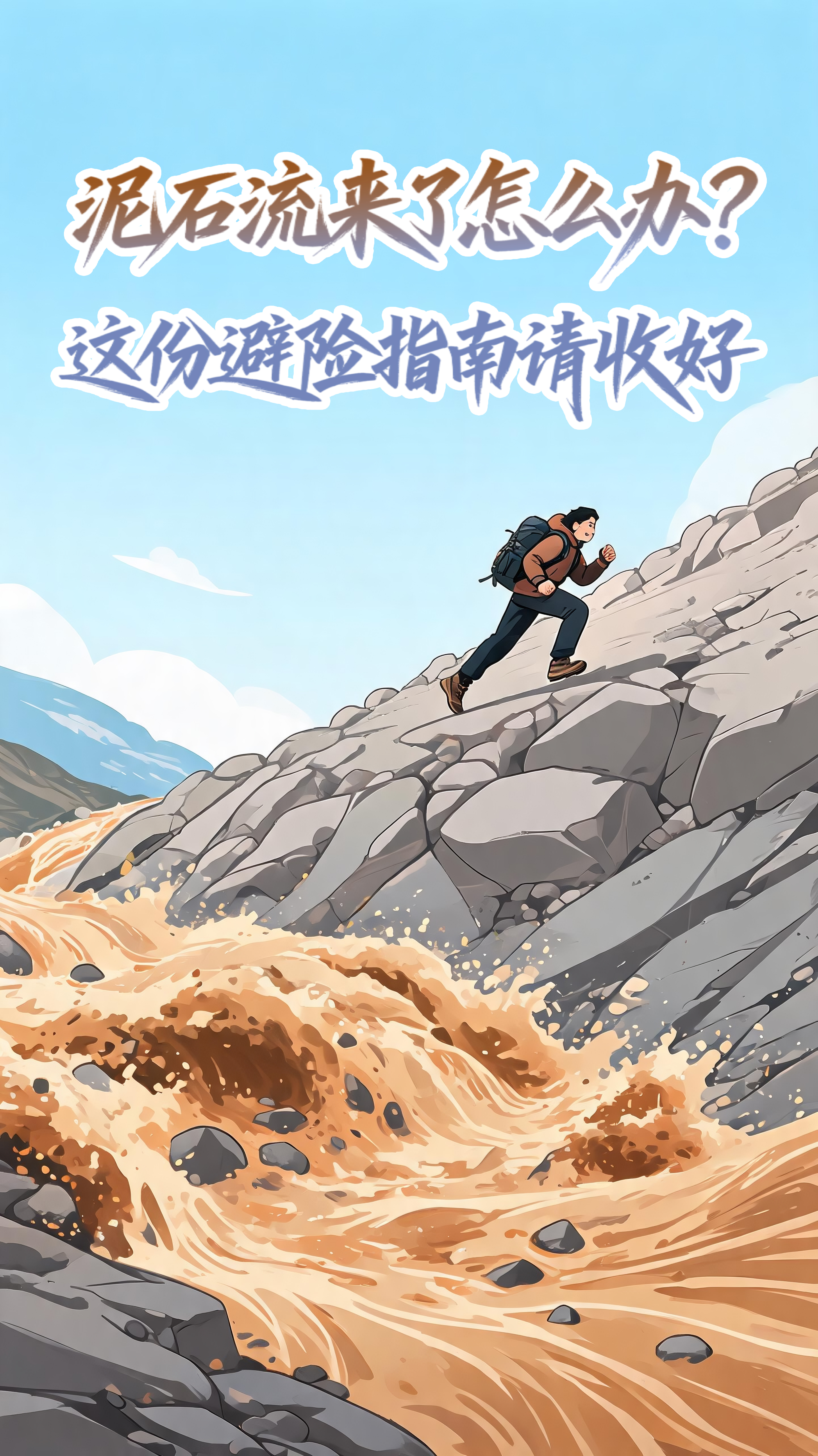 AI视频|泥石流来了怎么办？这份避险指南请收好