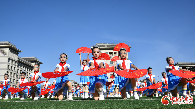 陇拍客丨民乐：阳光大课间 少年展英姿
