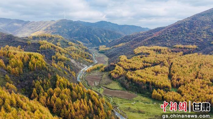 礼县：秋色倾山 古道入画